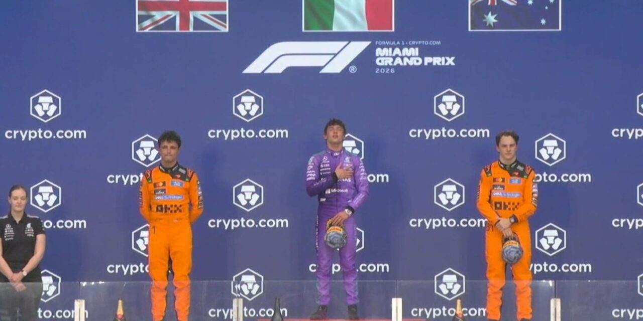 Kimi Antonelli gana el Gran Premio de Miami para su tercera victoria seguida en F1