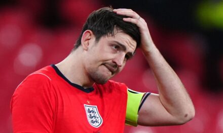 Harry Maguire se mostró «conmocionado y desolado» por quedar fuera de la convocatoria de Inglaterra para el Mundial.