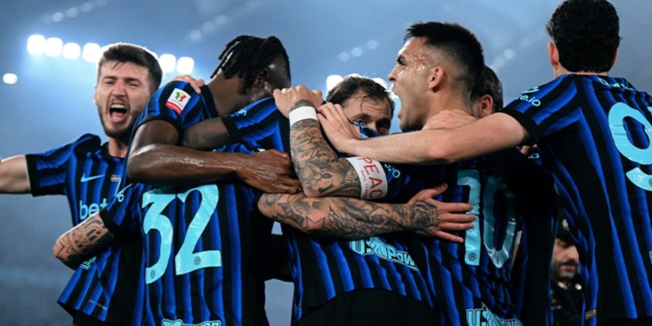 Lautaro sentencia y el Inter completa el doblete al derrotar 2-0 a Lazio en la Copa Italia