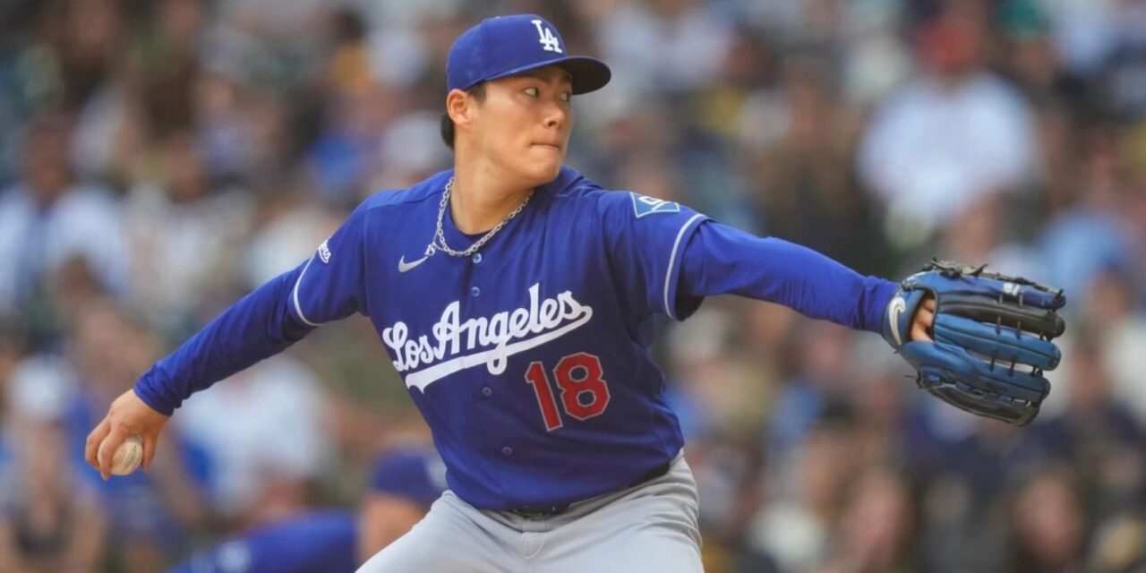 Yamamoto brilla de nuevo en Milwaukee y Dodgers vencen 5-1 a Cerveceros