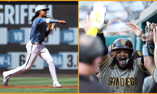 Nacionales anotan 6 en la 7ma y vencen 9-4 a los Padres pese al primer jonrón de Tatis
