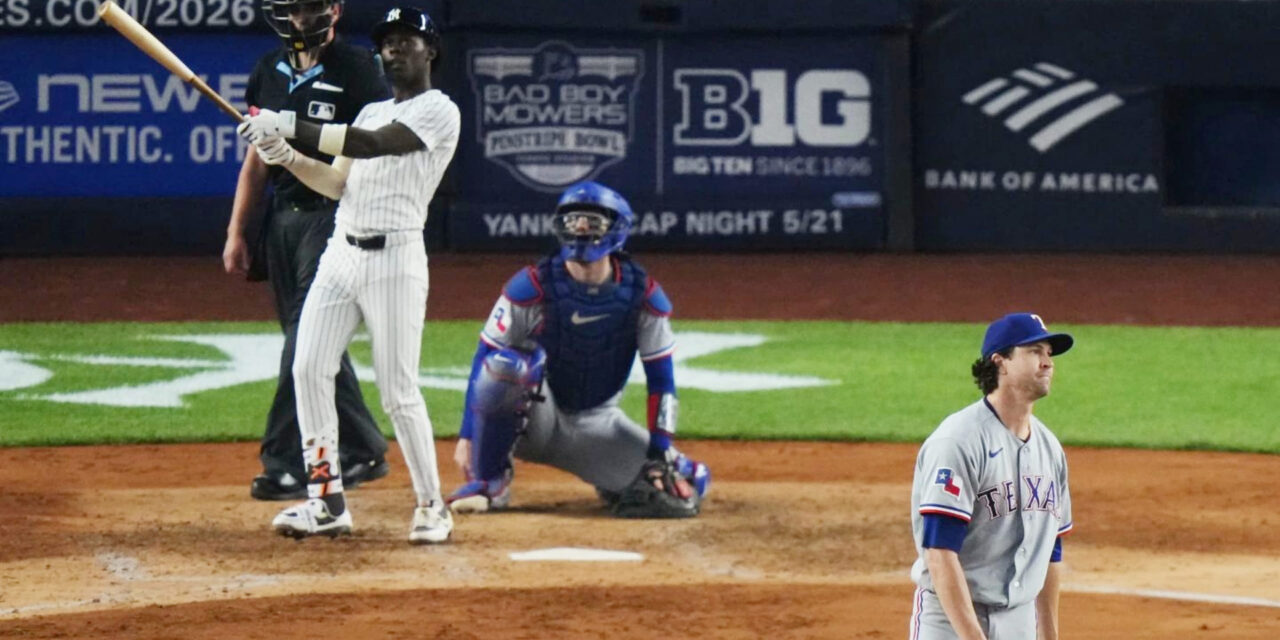 Chisholm conecta jonrón de la ventaja ante deGrom, y los Yankees vencen a los Rangers 7-4 para sumar su 15.ª victoria en 17 partidos.