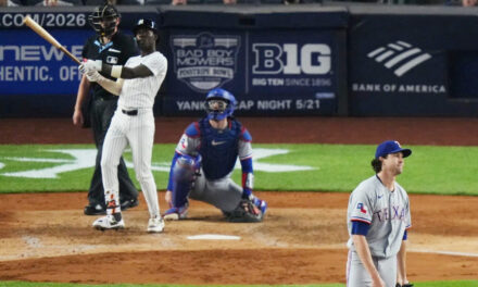 Chisholm conecta jonrón de la ventaja ante deGrom, y los Yankees vencen a los Rangers 7-4 para sumar su 15.ª victoria en 17 partidos.