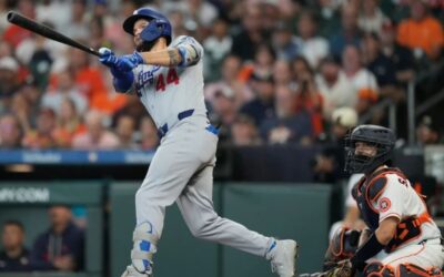 Andy Pagés dispara tres jonrones e impulsa seis carreras en paliza de Dodgers 12-2 sobre Astros