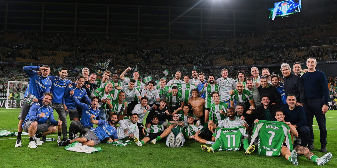 Real Betis regresa a la Liga de Campeones tras 20 años