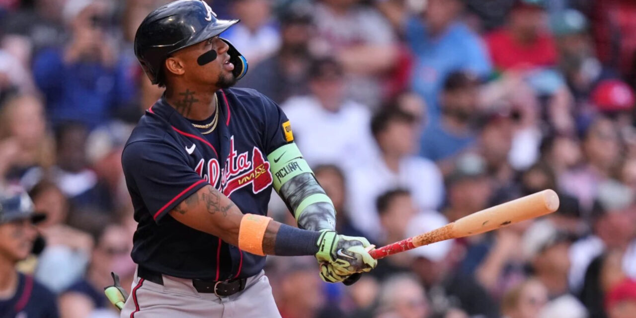 Acuña pega grand slam, Sale vence de nuevo a su exequipo y Bravos aplastan 10-2 a Medias Rojas
