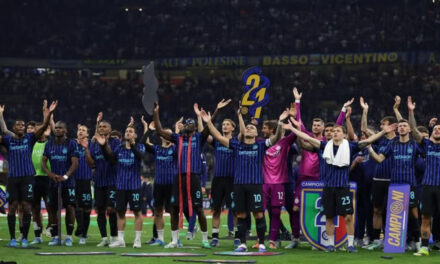 Inter de Milán asegura el título de la Serie A con tres jornadas por disputar