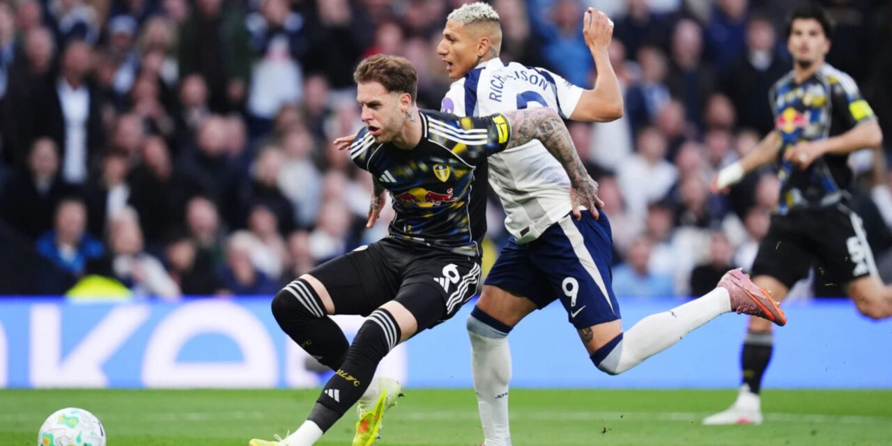 Los Spurs empatan con el Leeds y consiguen un punto de oro en la lucha por la permanencia en la Premier League.