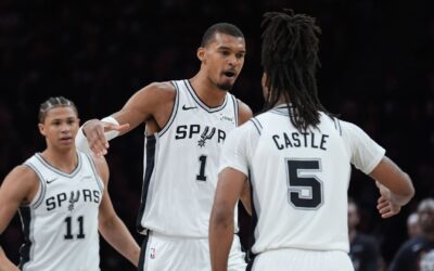 Stephon Castle aportó 32 puntos a los Spurs en una aplastante victoria por 139-109 para eliminar a los Timberwolves en el sexto partido.