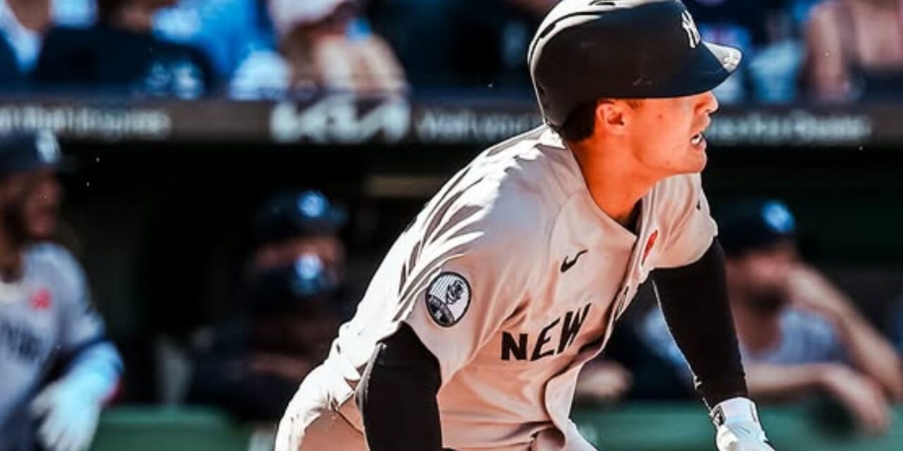 El sencillo de dos carreras de Anthony Volpe en la 9na impulsa a Yankees a vencer 4-3 a Reales