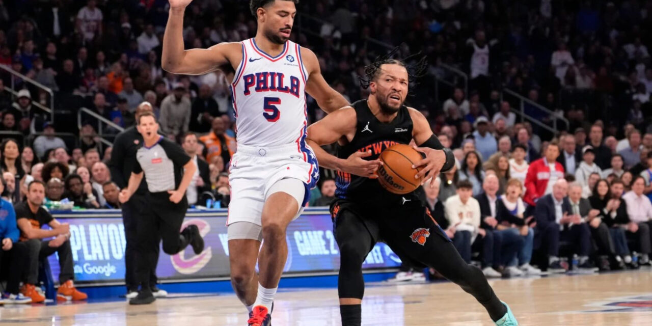 Jalen Brunson ayuda a Knicks a tomar ventaja de 2-0 sobre 76ers con un triunfo de 108-102
