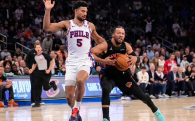 Jalen Brunson ayuda a Knicks a tomar ventaja de 2-0 sobre 76ers con un triunfo de 108-102