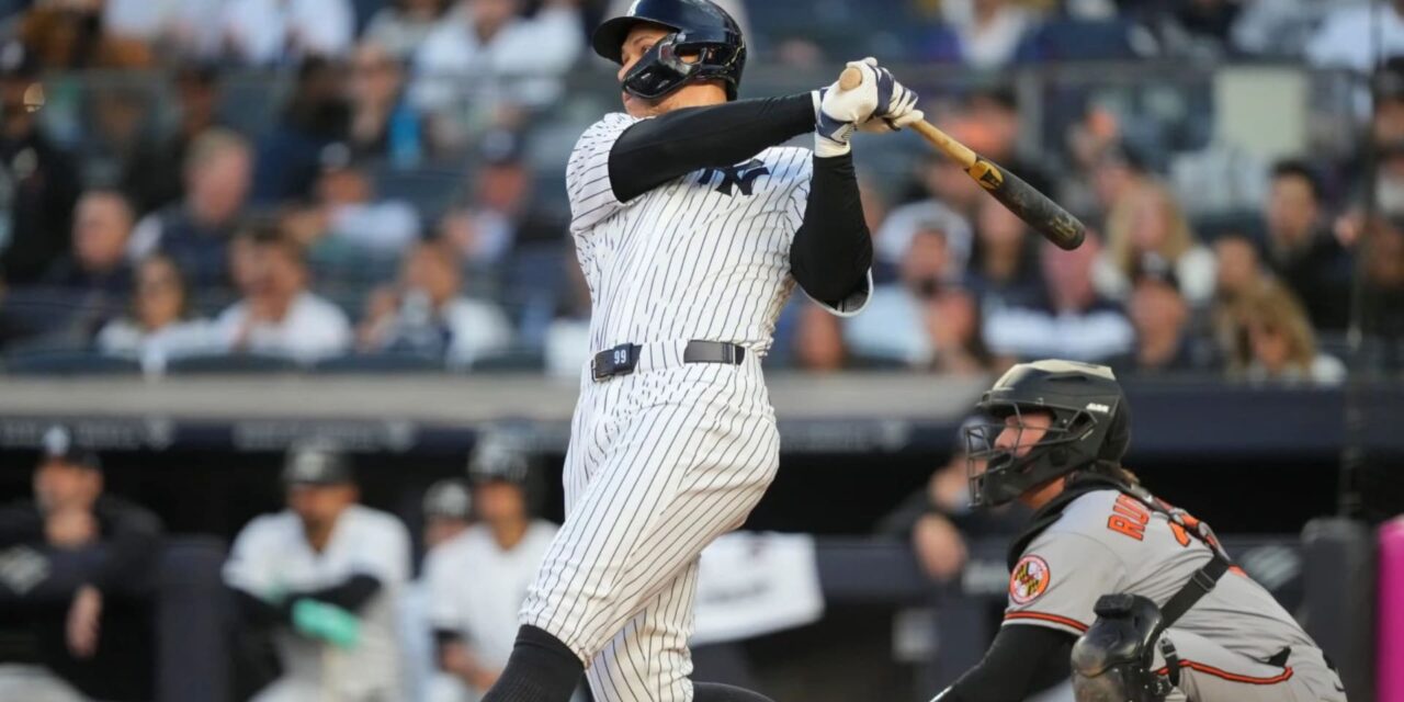 Judge pega su 14mo jonrón e impulsa victoria 12-1 de los Yankees sobre los Orioles