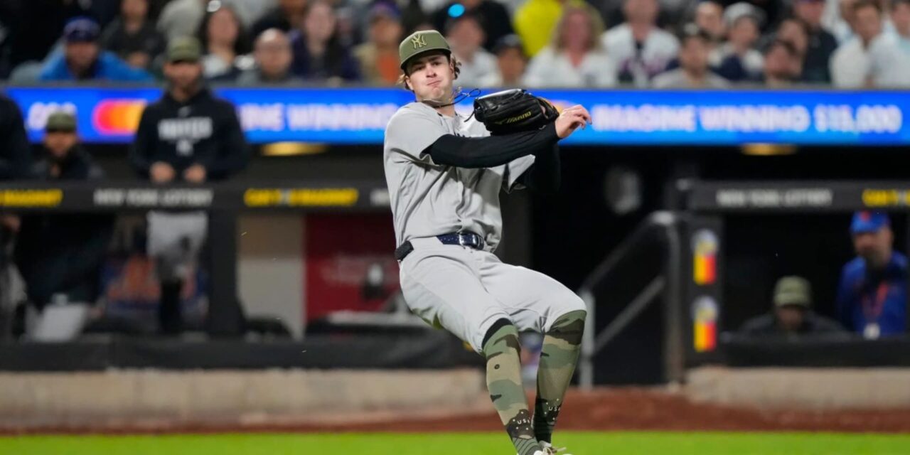 Schlittler, Rice y Chisholm guían a Yankees a triunfo ante los Mets por 5-2 en la Serie del Subway