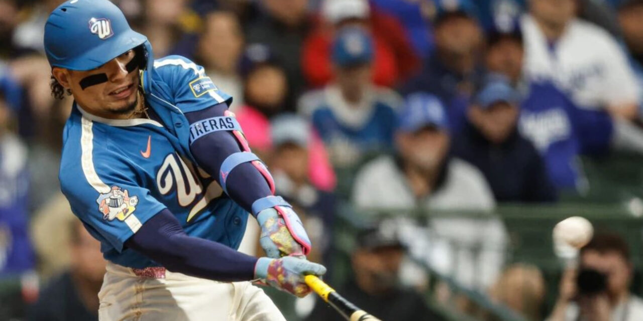 Brewers vencen 5-1 a los Dodgers con jonrón de tres carreras de William Contreras