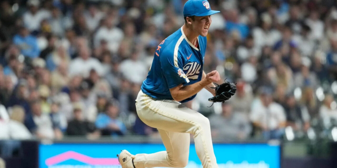 Jacob Misiorowski poncha a 11 mientras los Brewers blanquean a los Yankees 6-0.