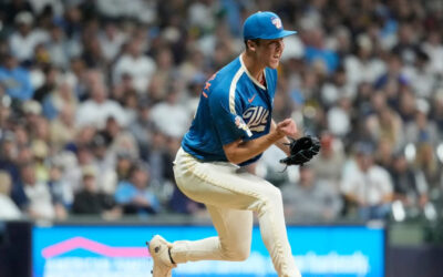 Jacob Misiorowski poncha a 11 mientras los Brewers blanquean a los Yankees 6-0.