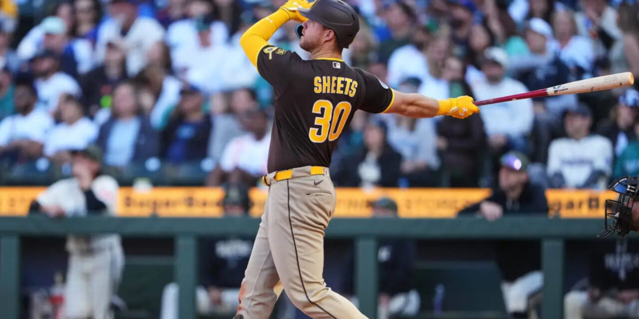 Gavin Sheets y Lucas Giolito lideran a los Padres en su victoria sobre los Mariners por 8-3, completando así la barrida de la temporada.