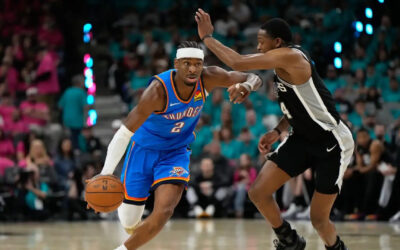 Gilgeous-Alexander y la banca llevan a Thunder a victoria ante Spurs y a ventaja de 2-1 en la serie