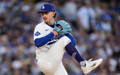 Dodgers vencieron a los Phillies con 9 ponches de Justin Wrobleski y 4 jonrones