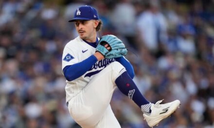 Dodgers vencieron a los Phillies con 9 ponches de Justin Wrobleski y 4 jonrones