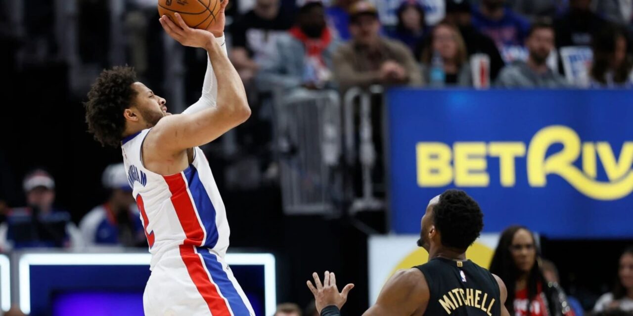Cade Cunningham suma 25 puntos y 10 asistencias para llevar a los Pistons a vencer a los Cavs por 107-97, tomando una ventaja de 2-0.