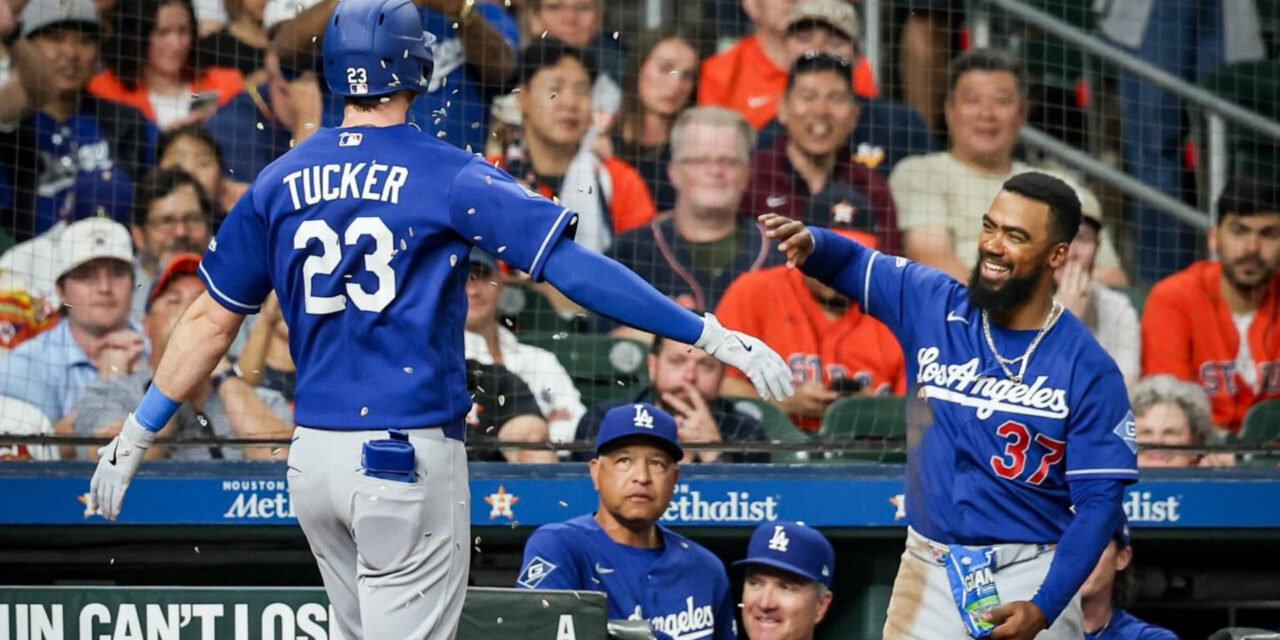 Kyle Tucker conecta jonrón e impulsa dos carreras en triunfo de Dodgers 8-3 ante Astros