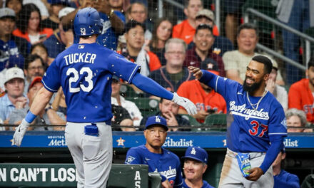 Kyle Tucker conecta jonrón e impulsa dos carreras en triunfo de Dodgers 8-3 ante Astros