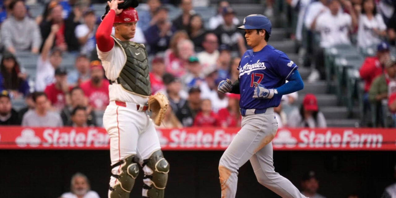 Ohtani impulsa 5 carreras y Dodgers aprovechan errores de Angelinos para apalearlos 15-2