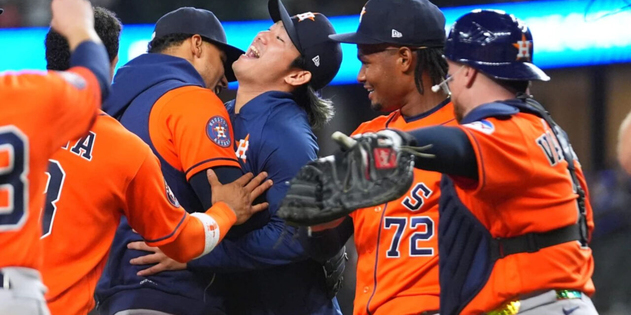 Abridor de Astros Tatsuya Imai y 2 relevistas lanzan sin hits combinado ante Rangers