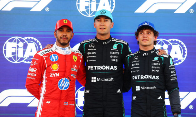 F1: GP de Barcelona, Russell tiene la Pole Position