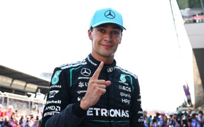 Polémica en la clasificación del GP de Austria: Russell marca el mejor tiempo tras el accidente de Verstappen.
