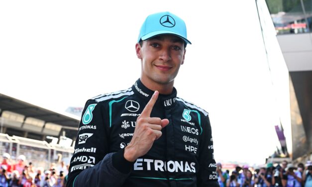 Polémica en la clasificación del GP de Austria: Russell marca el mejor tiempo tras el accidente de Verstappen.