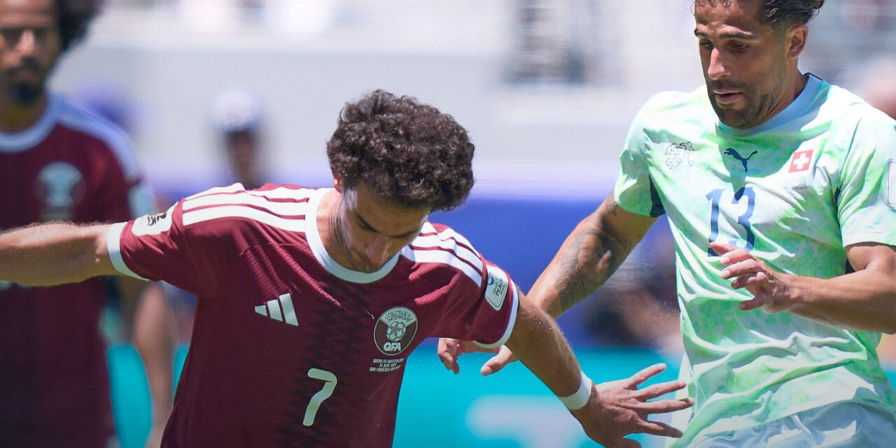 Qatar consigue primer punto en mundiales tras empatar con Suiza