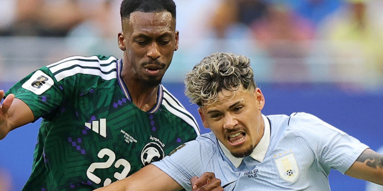 Uruguay lucha no puede vencer a Arabia Saudita en el Mundial