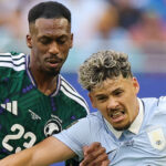 Uruguay lucha no puede vencer a Arabia Saudita en el Mundial