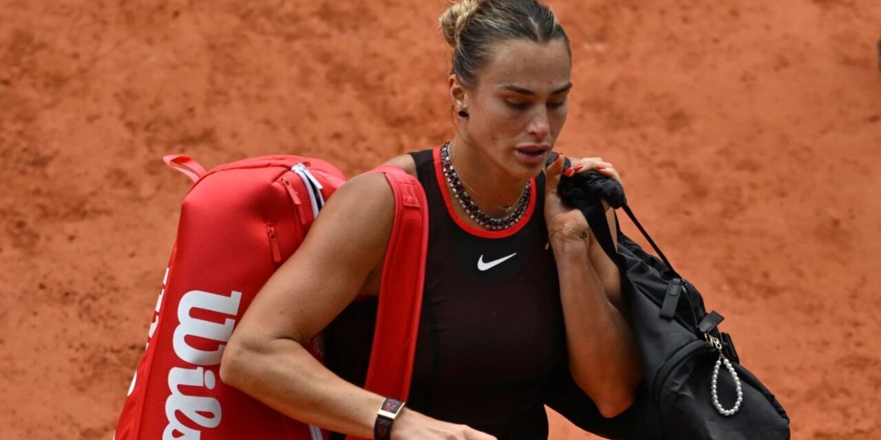 “Quiero dejar el tenis”. El desconsuelo de Sabalenka tras derrumbarse en Roland Garros