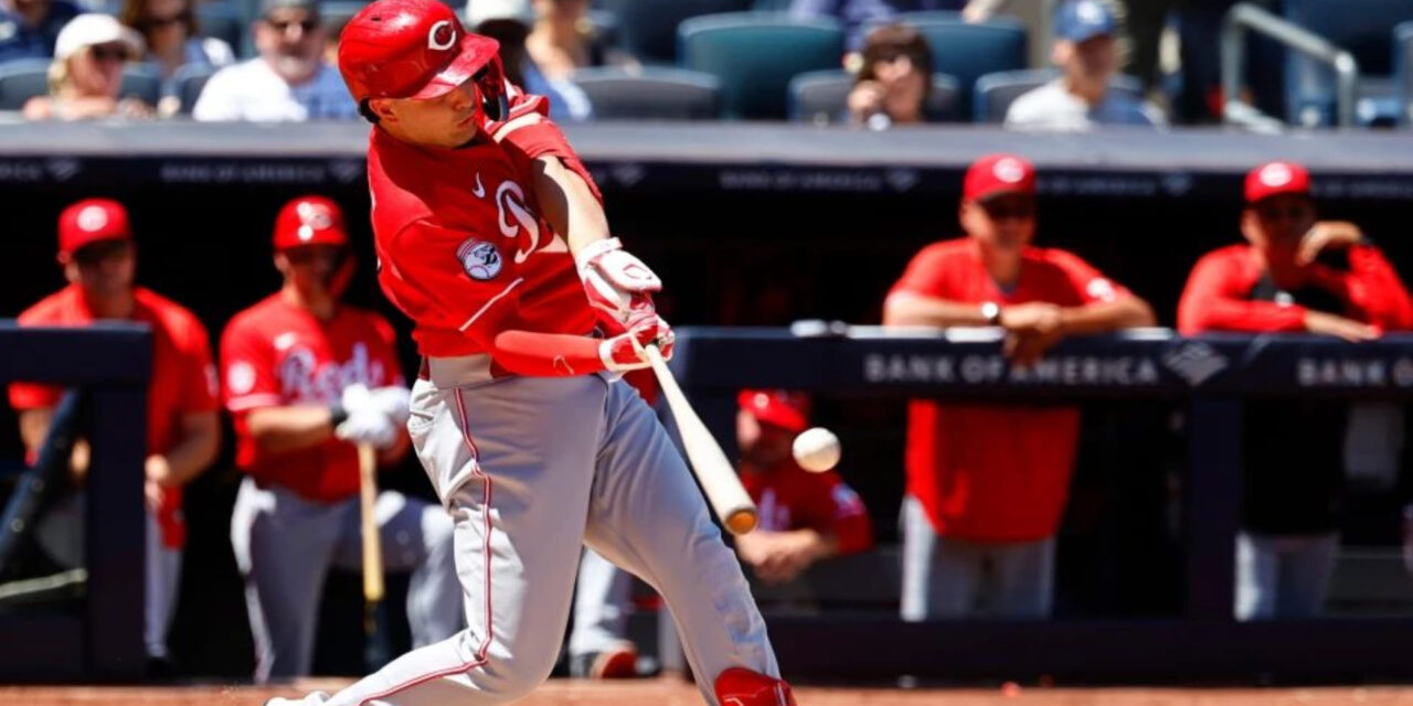 Sal Stewart iguala su récord con 6 impulsadas y los Rojos aplastan 10-2 a Yankees
