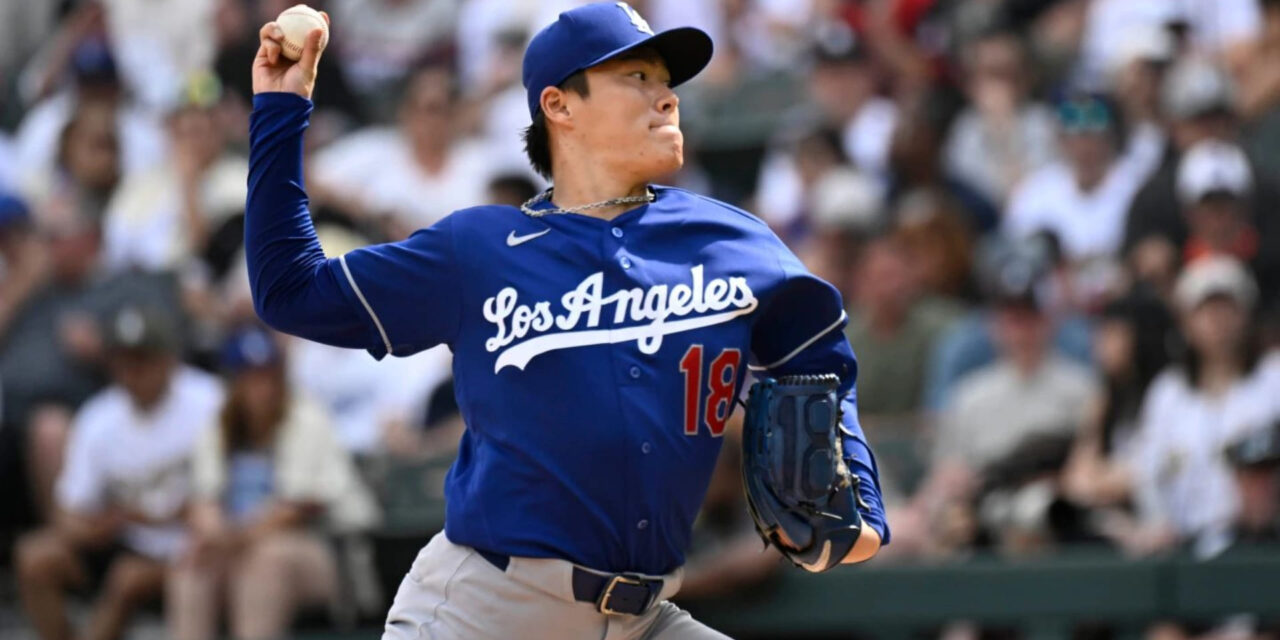Yoshinobu Yamamoto mantiene su intento de juego sin hits hasta la novena entrada, mientras los Dodgers vencen a los White Sox por 7-1.