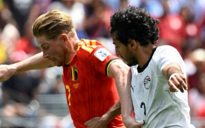 Bélgica salva empate 1-1 con Egipto en el Mundial