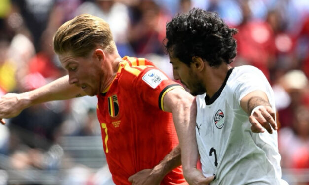Bélgica salva empate 1-1 con Egipto en el Mundial