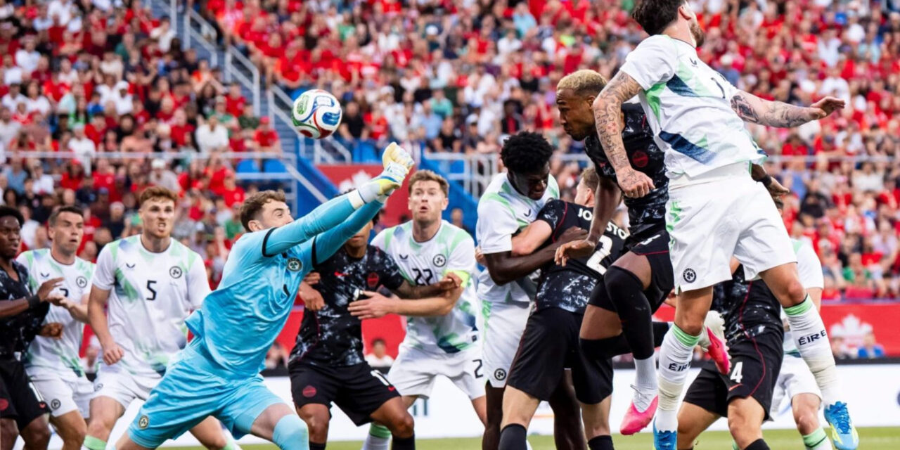 Canadá se conforma con un empate 1-1 ante Irlanda en su último partido de preparación para el Mundial.