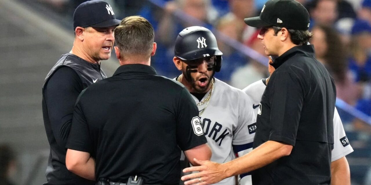 Rice conecta un jonrón que rompe el empate en la novena entrada, Caballero también conecta un cuadrangular y los Yankees vencen a los Blue Jays 8-3.