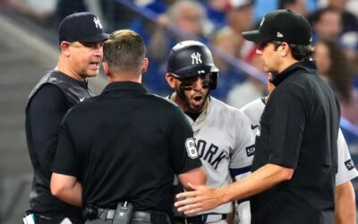 Rice conecta un jonrón que rompe el empate en la novena entrada, Caballero también conecta un cuadrangular y los Yankees vencen a los Blue Jays 8-3.