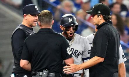 Rice conecta un jonrón que rompe el empate en la novena entrada, Caballero también conecta un cuadrangular y los Yankees vencen a los Blue Jays 8-3.