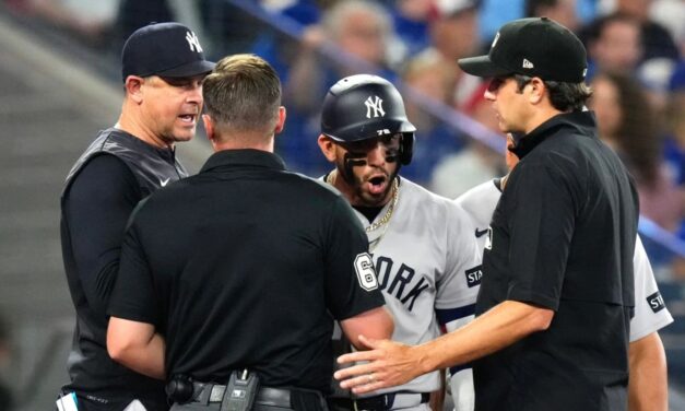 Rice conecta un jonrón que rompe el empate en la novena entrada, Caballero también conecta un cuadrangular y los Yankees vencen a los Blue Jays 8-3.