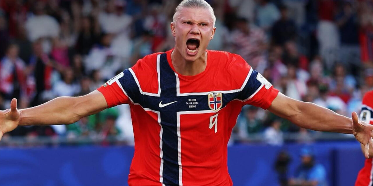 Haaland marca doblete y guía a Noruega en triunfo ante Irak