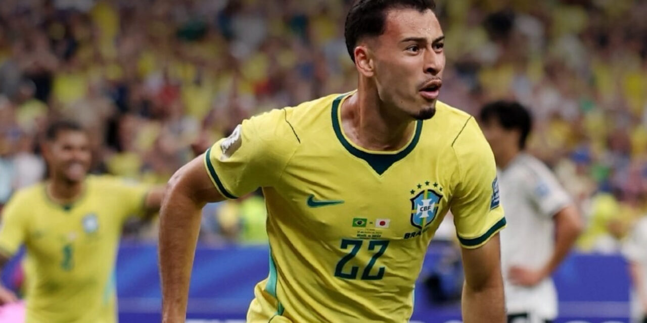Gabriel Martinelli marca al final del descuento y Brasil vence a Japón 2-1 en el Mundial
