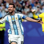 Triplete de Messi, durante victoria de Argentina ante Argelia