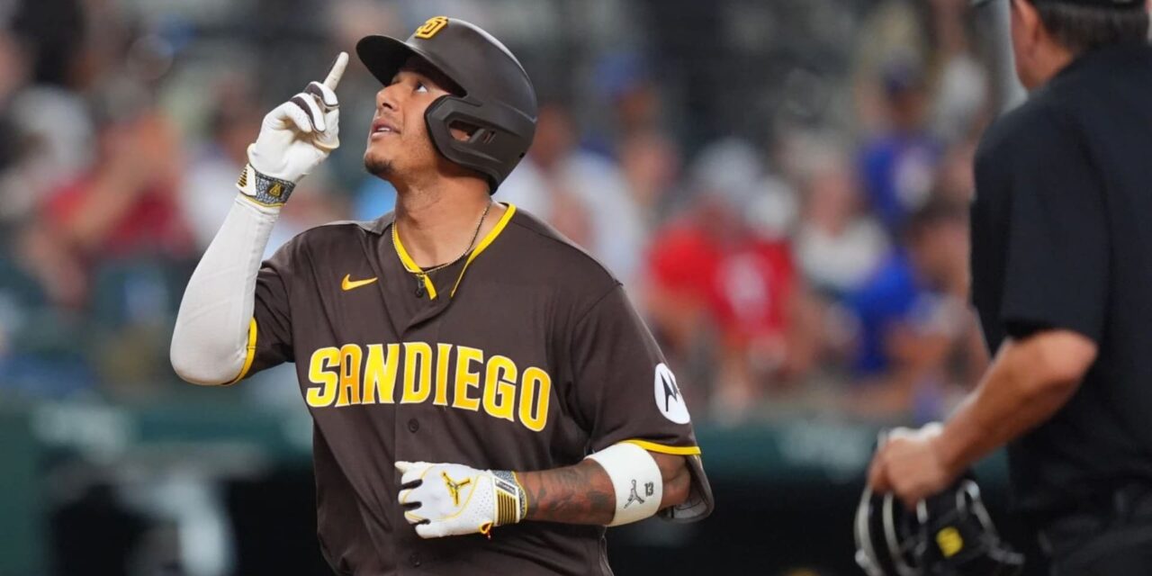 Machado pega jonrón de 3 carreras y suma 5 impulsadas para Padres que vencen 6-4 a Rangers
